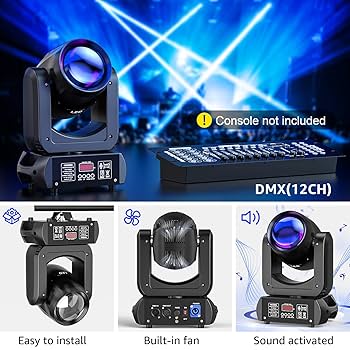 Amazon.com: U`King 150W Beam Moving Head Lights18-Facet
